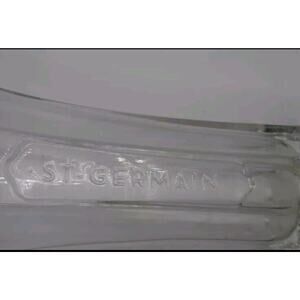 St. Germain Hexagonal Bottomed Gold Rim French Pilsner Highball Cocktail Glass